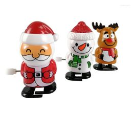 Christmas Decorations Funny Wind Up Toy Santa Claus Elk Snowman Kindergarten Gift Merry Decor For Kids Xmas Gifts Favor 2022