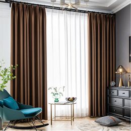 Curtain MRTREES Modern Solid 85% Blackout Curtains For Living Room Bedroom The Blinds Window Treatment