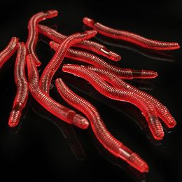 500pcs 3 5cm 0 2g Earthworm Silicone Fishing Lure Soft Baits & Lures Artificial Bait Pesca Fishing Tackle Accessories264I