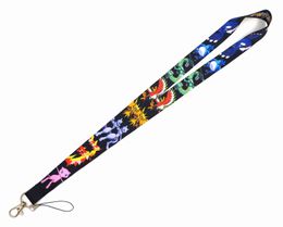 20pcs/lot designer Keychain Anime Character Lanyards For Key Phone Keys ID Card DIY Neck Strap Hang Rope Lanyard For Fans