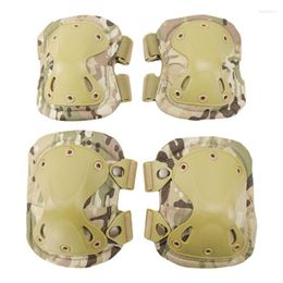 Knee Pads Set Of Tactical Elbow Military Protector Army Outdoor CS Sports Hunting Safety Gear