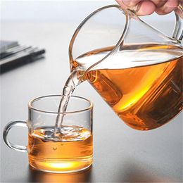 Wine Glasses Glass Tea Pitcher Chinese Set Coffee Pot Water Jug Heat-Resistant Cup Anti-Scalding Tasting