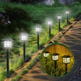 Solar Pathway Lights Stake Outdoor Garden Patio Lawn Lamp Waterproof Backyard Landscape Lighting