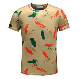 Luxury Mens Designer T Shirt Black Red Letter printed shirts Short Sleeve Fashion Brand Designer Top Tees P593