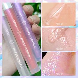 Lip Gloss Mirror Water Glitter Glaze Transparent Glass Oil Waterproof Moisturiser Long Lasting Liquid Stain Makeup