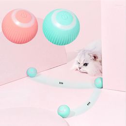 Cat Toys Electric Ball Automatic Rolling Smart For Cats Training Self-moving Kitten Indoor Interactive Playing301J