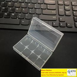 Portable Plastic Case Box Safety Holder Storage Container Clear Pack Batteries for Lithium ion Battery Charger Mech Wrap In Stock