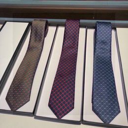 Men Necktie Mens Neck Ties Luxurys Designers Business Tie Fashion Casual Neckwear Cravate Krawatte Corbata Cravatta 25XS