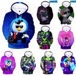 Men's Hoodies 4T - 14T Kids Shooting Game 3D Printed Hoodie Sweatshirt Boys Girls Harajuku Cartoon Jacket Tops Teen Clothes