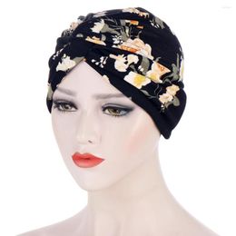 Ethnic Clothing Multicolor Inner Caps For Hijab Bohemia Print Cotton Muslim Turban Bonnet Cover-up Wrap Head Hijabs Cap Islamic Accessories