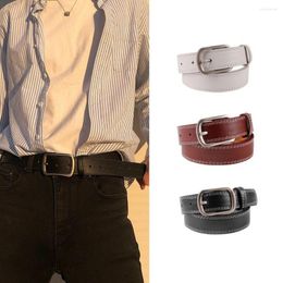 Belts Women Belt Vintage Style Metal Buckle All-match Fashion PU Leather Female Classic Waistband Dress Accessories