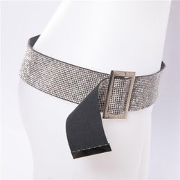 Belts Bling Belt Women For Dress Jeans Fashion Cowgirl Western Drop