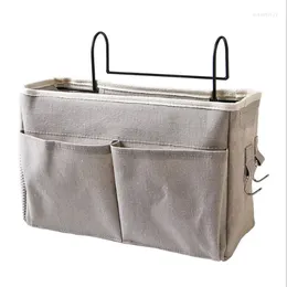 Storage Boxes 1pc Felt Bedside Bag Pouch Bed Desk Sofa TV Remote Control Hanging Caddy Couch Organiser Holder Pockets252S