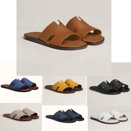 Sandali estivi Izmir Pantofole da uomo con suola in gomma di vitello Pantofole da spiaggia Pantofole moda a spina di pesce Scarpe basse casual EU38-45