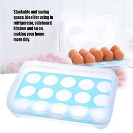 Storage Bottles Household Eggs Box Container Portable Plastic Kitchen Holder Organizer Refrigerator Food Ga G7g1