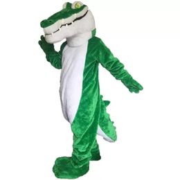 crocodile mascot costume carnival party Fancy plush walking crocodilian mascot adult size