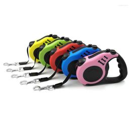 Dog Collars 3.0m/5M Retractable Leash Flexible Pet Dogs Cat Traction Rope Leashes Tool For Small Medium