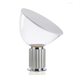 Table Lamps Modern Desk Lamp Taccia Restaurant Bedroom Office Light European Glass Lunimaire Fixture