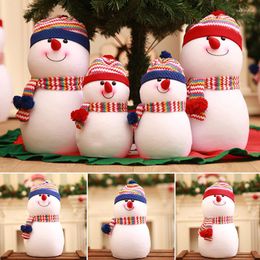 Christmas Decorations Foam Snowman Ornament Lovely Handmade Xmas Figurines Creative Party Supplies For Home Living Room Bedroom GRSA889