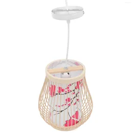 Chandeliers Light Lamp Shade Lampshade Guard Cover Hanging Floral Pendant Cage Ceiling Accessory Bulb Chandelier Lantern Chinese Retro