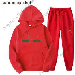 Fashion brand sportswear suit tracks Cotton men's and women's jogging sports s track mens Autumn winter plush thickened track