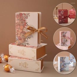 Gift Wrap 5Pcs Creative DIY Wedding Favor Box Flower Candy Knot Chocolate Envelope