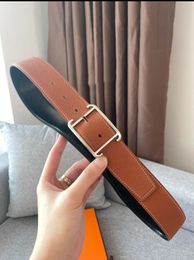 belts foe men designer fashion leather British business brand luxury leisure everything double H belt buckle men's H home cowhide pants belt for woman