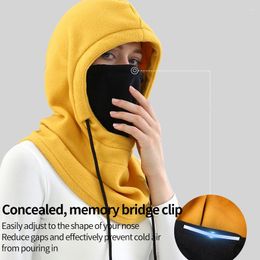 Cycling Caps Cap Ski Winter Windproof Fishing Hunting Outdoor Sports Hood Mask Warm Bike Bicycle Fleece Hat