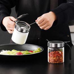 Storage Bottles Multi-function Useful Serving Spoon Salt Pot Pepper Jar Large Capacity Sugar Bowl Heat Resistant For Dinner Room