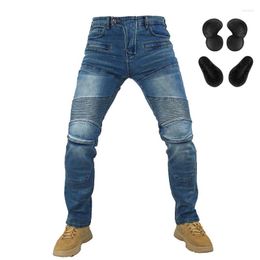 Motorcycle Apparel Komine 718 Riding Pants Pantalon Moto Jeans For Men Women Motocross Racing Trousers With 4 Knee Hip Protective Pads