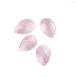 Chandelier Crystal 38mm/50mm Pink Tear Drop Glass Prism DIY Pendant Jewelry Lighting Parts Space Faceted