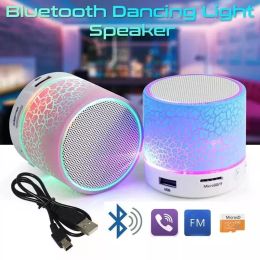 good selling mini Speakers Mini Portable mobile phone Bluetooth Wireless Speaker with Colourful LED Light
