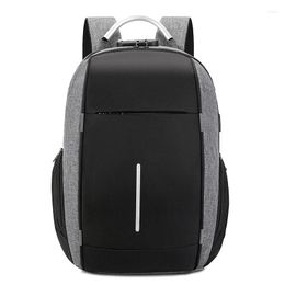 Backpack Anti Theft USB Charging Laptop Men Large Capacity Travel Designer Bag Pack Many Departments Waterproof School Bags