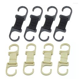 Interior Decorations 4 Pcs Car Seat Headrest Hooks Backseat Hanger Storage Back Trash Bag Convenient