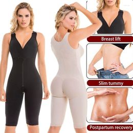 Women's Shapers Post Postpartum Colombian Body Shaper Women Tummy Control Slimming Full Plus Size Shapewear Butt-Lifting