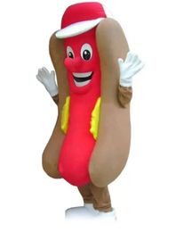 Factory direct sale HOT DOG HOTDOG MASCOT COSTUME Adult Size Fancy Dress Cartoon Character Party Outfit yourself