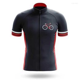 Racing Jackets Lairschdan Short Sleeve Cycling Bike Jersey Maillot Cyclisme Homme Pro Team 2023 Summer Mtb Clothing Bicycle Dress Road