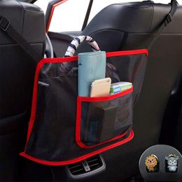 Car Organiser Arrivals Interior Trims Black Red Backset Storage Bag Universal Back Seat Pocket Adjustable Strap 00635