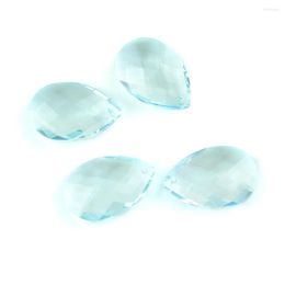 Chandelier Crystal 38mm/50mm Lt.aquamarine Tear Drop Glass Prism DIY Pendant Jewelry Lighting Parts Spacer Faceted