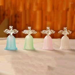 Christmas Decorations 18pcs/pack Small Size Transparent Glass Angel Vase Home Decoration Day Tree Hanger Friend Gift