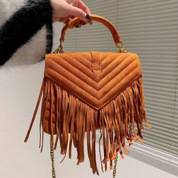 designer bag shoulder women bags classic style luxury bag loulou tassel handbag tote chains cross body abrasive leather designers handbags nice wallet