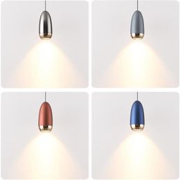 Pendant Lamps Retractable Aluminium LED Ceiling Nordic Restaurant Hanging Bedroom Decorative Light