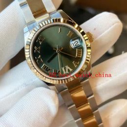 m278273-0015 Wrist watch Automatic mechanical Ladies Watch 31 diameter olive green Disc Asia 2813 movement Christmas gift