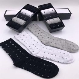 21SS luxur socks for Mens and Womens sport Crew sock 100% Cotton whole Couple 5 Pairs with box281W