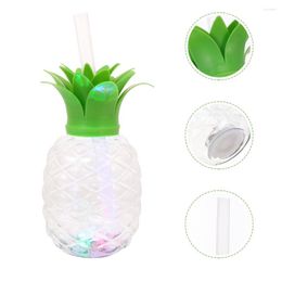 Mugs 1 Set 3pcs Luminous Beverage Cups Creative Pineapple With Light For Bar