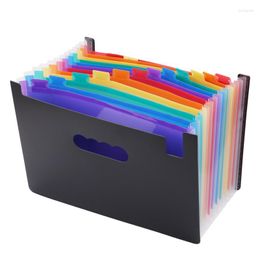 Briefcases Plastic Portable File Folder Extension Wallet Bill Receipt Sorting Organizer Office Storage Bag Folders Filing Products