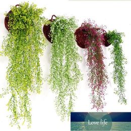 rtificial plants Artificial flowers vine ivy leaf silk hanging vine fake plant a green garland home wedding party decoration