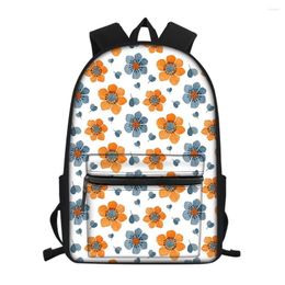 Backpack Women Laptop Beautiful Floral Pattern Teen Girls Travel Bolsa Kids School Supplies Book Bag Children Plecak