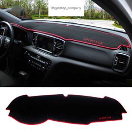 Car Dashboard Avoid Light Pad Instrument Platform Desk Cover Mat Carpets For KIA Sportage 4 2016 2017 2018 2019 2020 Accessories