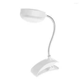 Table Lamps Flexible Clip-on Lamp LED Clamp Reading Study Bed Laptop Desk Bright Light L15